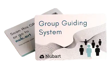 Nubart audioguide card